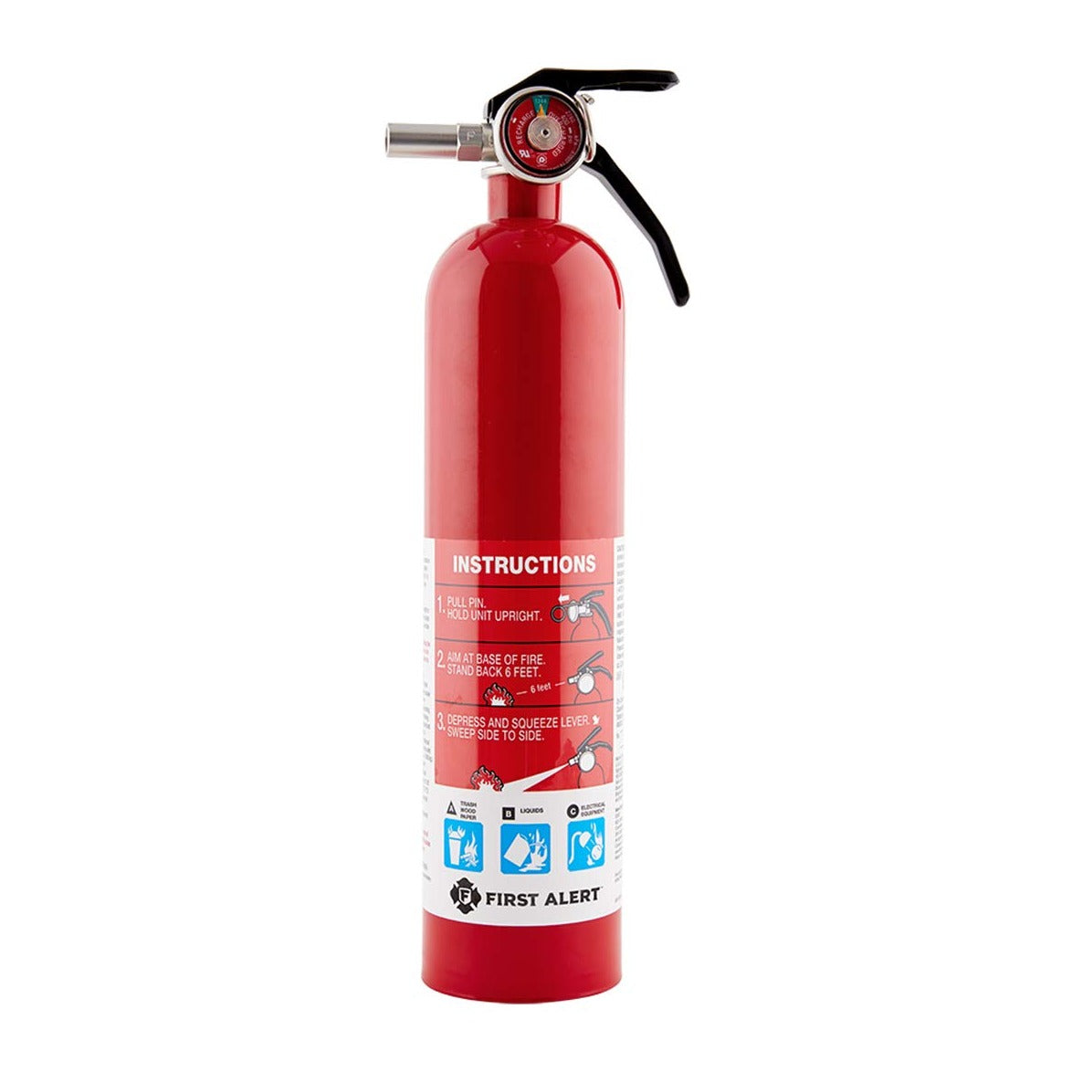VRT™  2pcs Rechargeable Standard Home Fire Extinguisher UL Rated 1-A:10-B:C