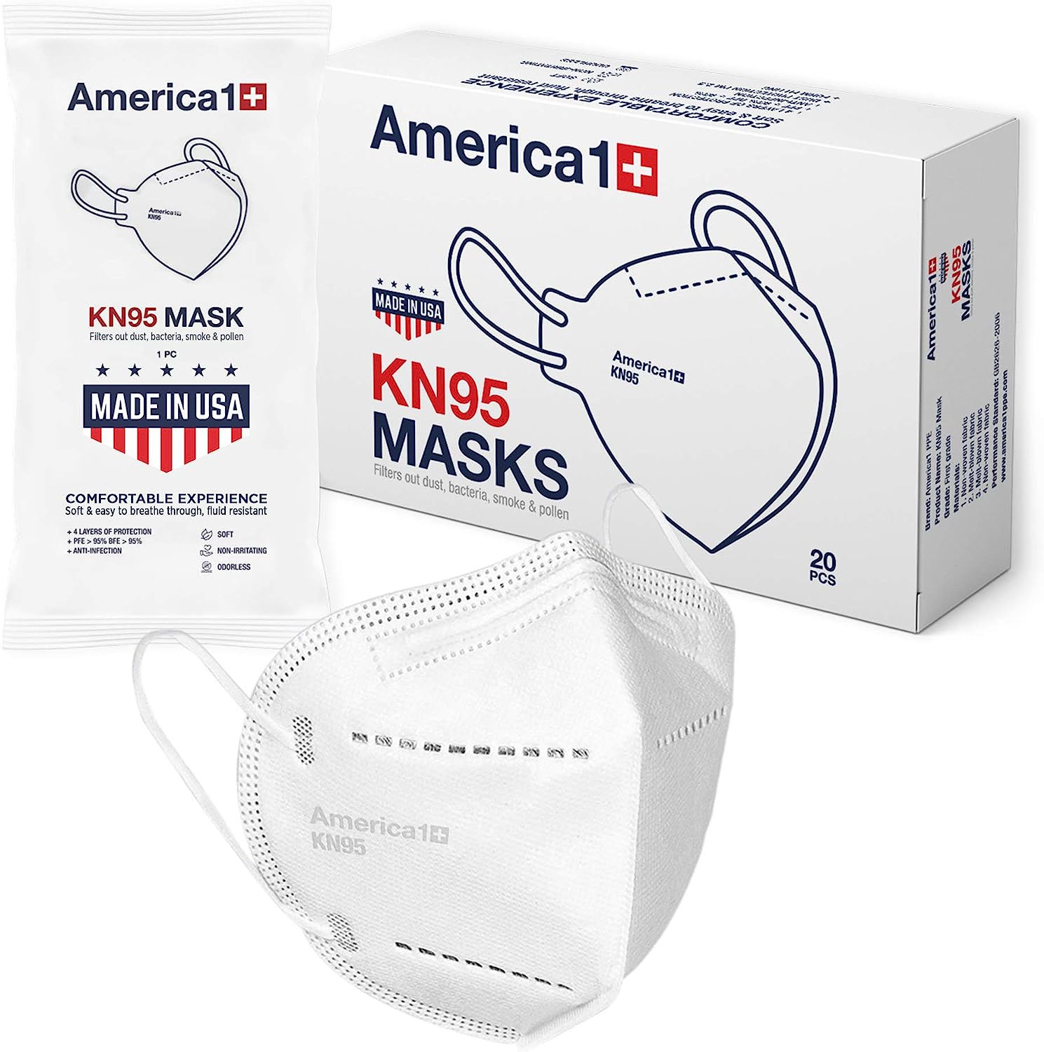 America KN95 Face Masks | Made in USA