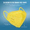 KN95 Face Mask 25 Pack, 5-Layers Mask Protection, Breathable KN95 Masks White