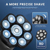 Upgraded 8D Titanium  Head Electric Razors with Nose Hair Trimmer
